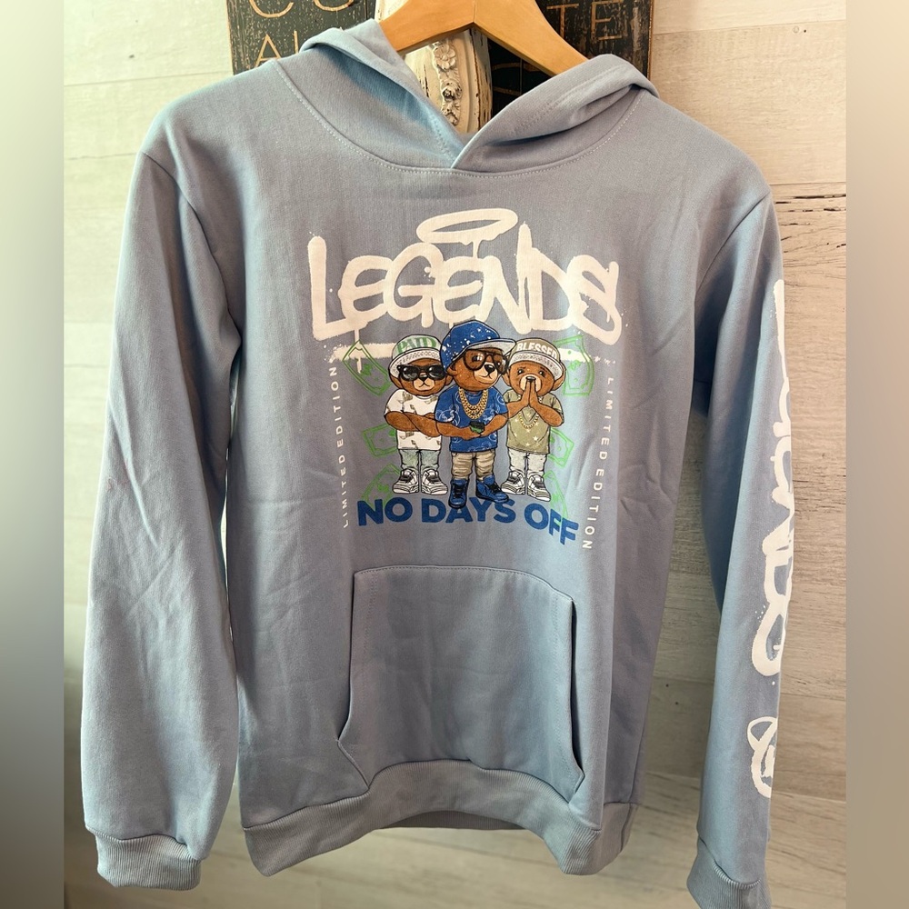 NWOT OG Legend Light Blue Hoodie XL Limited Ed.